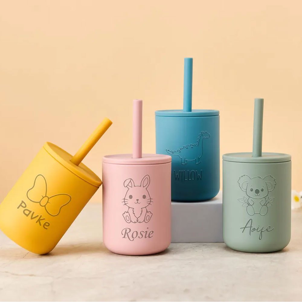 แก้วน้ำหลอดซิลิโคนสำหรับเด็ก ส - Baby Food Jars With Lids บทวิจารณ์และราคา