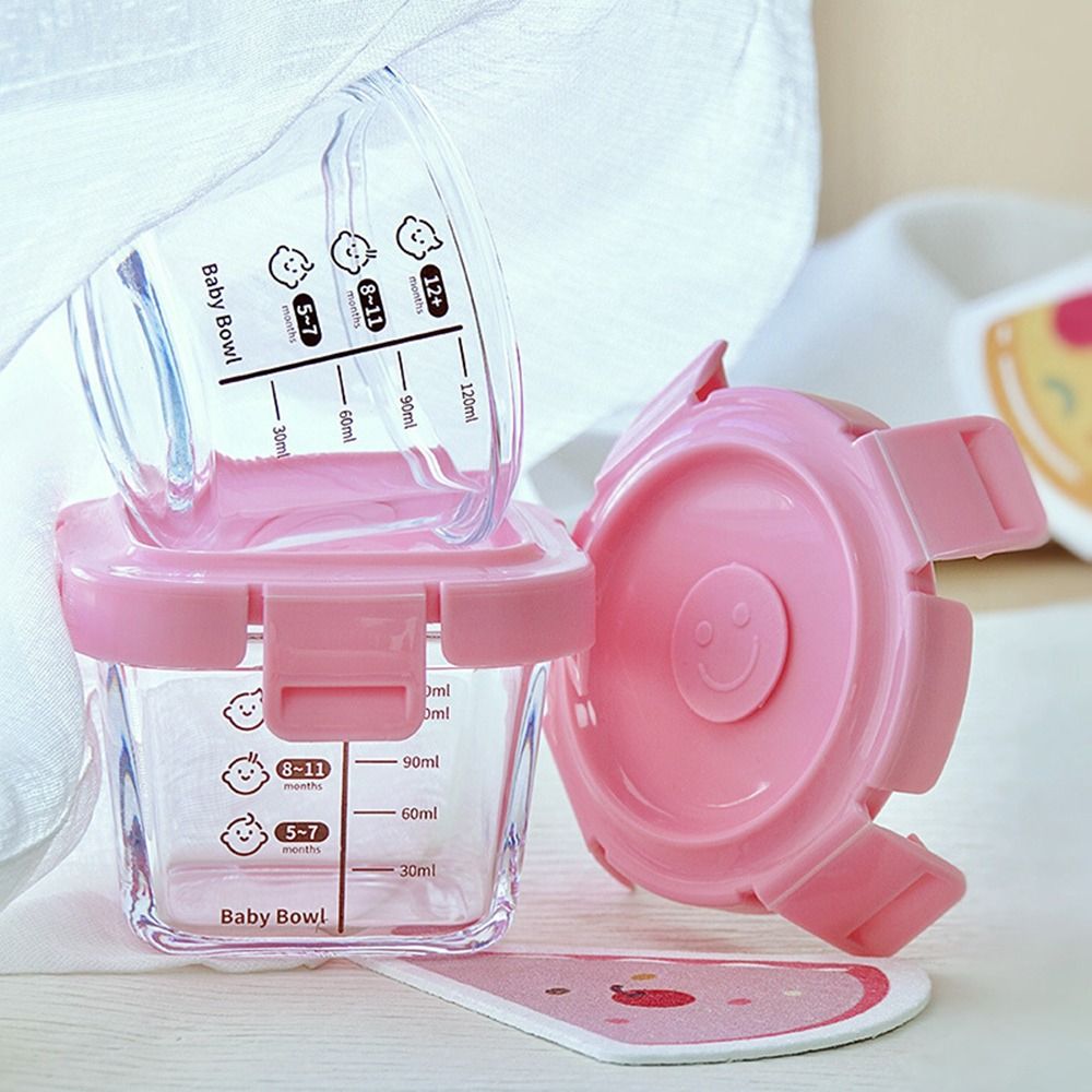 กล่องเก็บอาหารทำจากแก้วขนาด170 - Baby Food Jars With Lids บทวิจารณ์และราคา
