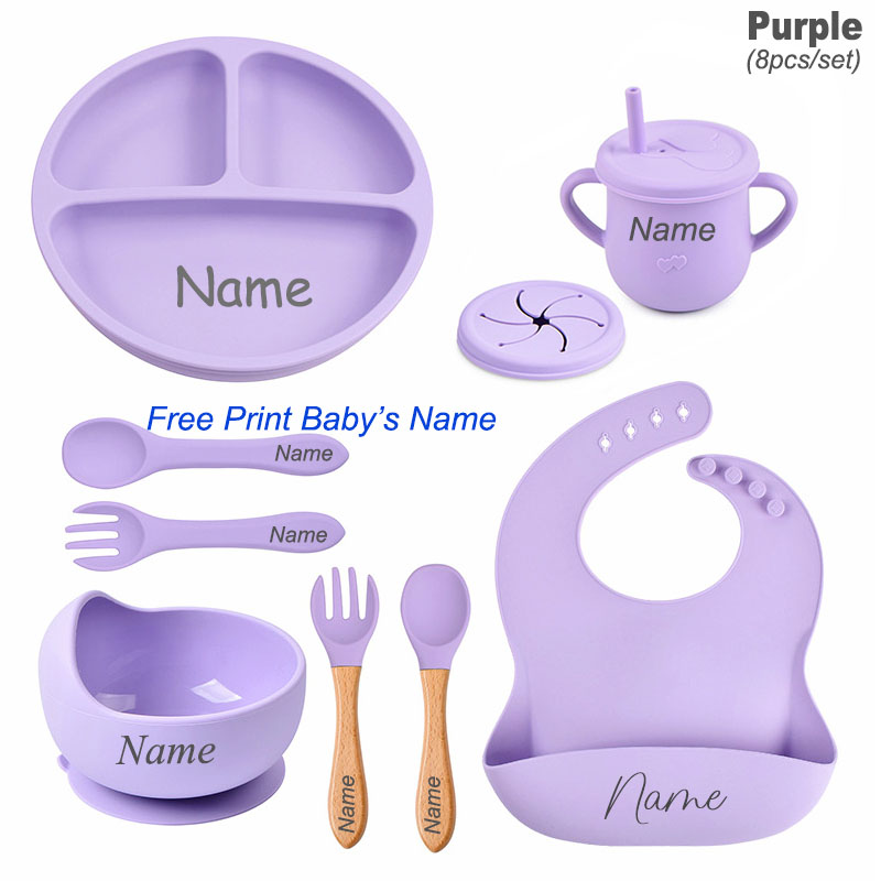 8 ชิ้นซิลิโคนชุดส่วนบุคคลชื่อโ - Baby Food Menu บทวิจารณ์และราคา