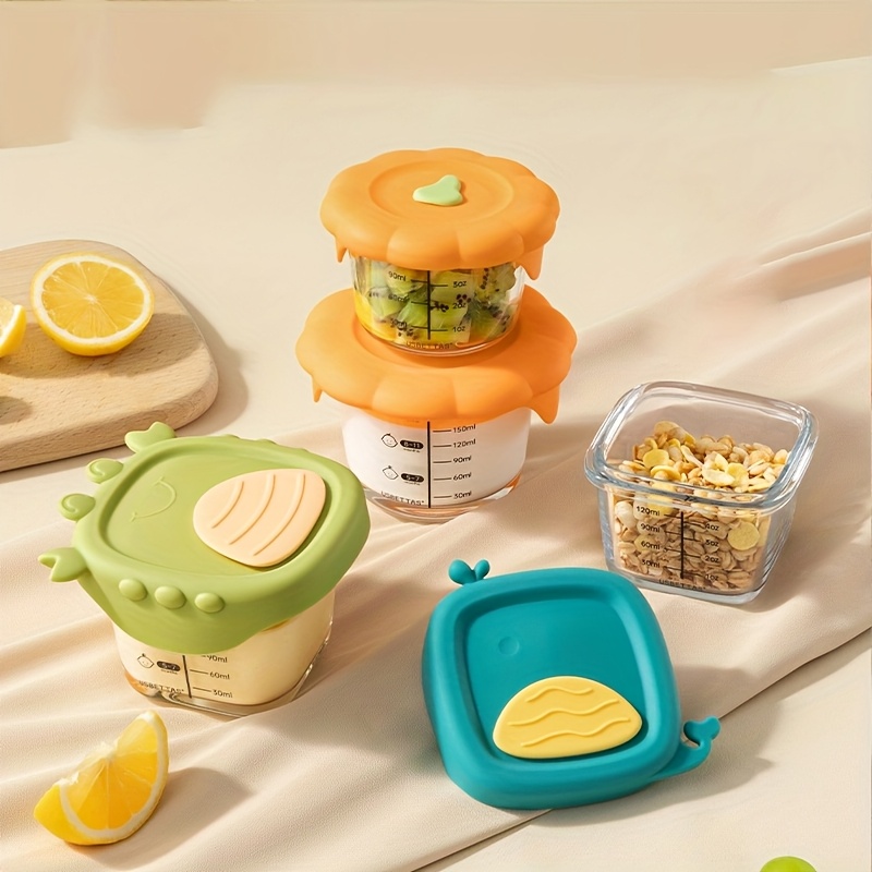 ภาชนะใส่อาหารเด็กแบบแก้วขนาด 1 - Baby Food Jars With Lids บทวิจารณ์และราคา