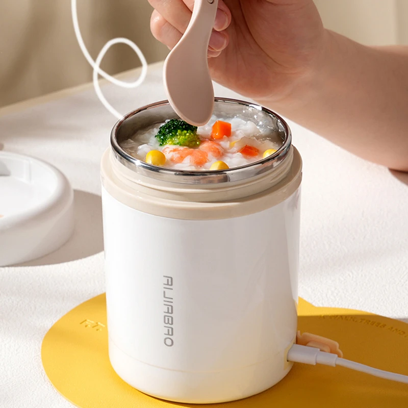 600ML USB ไฟฟ้าความร้อนกล่องอา - Baby Food Warmer บทวิจารณ์และราคา